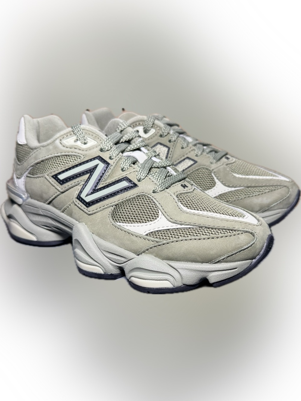 New Balance 9060 Olive Mens 5 Women 6.5